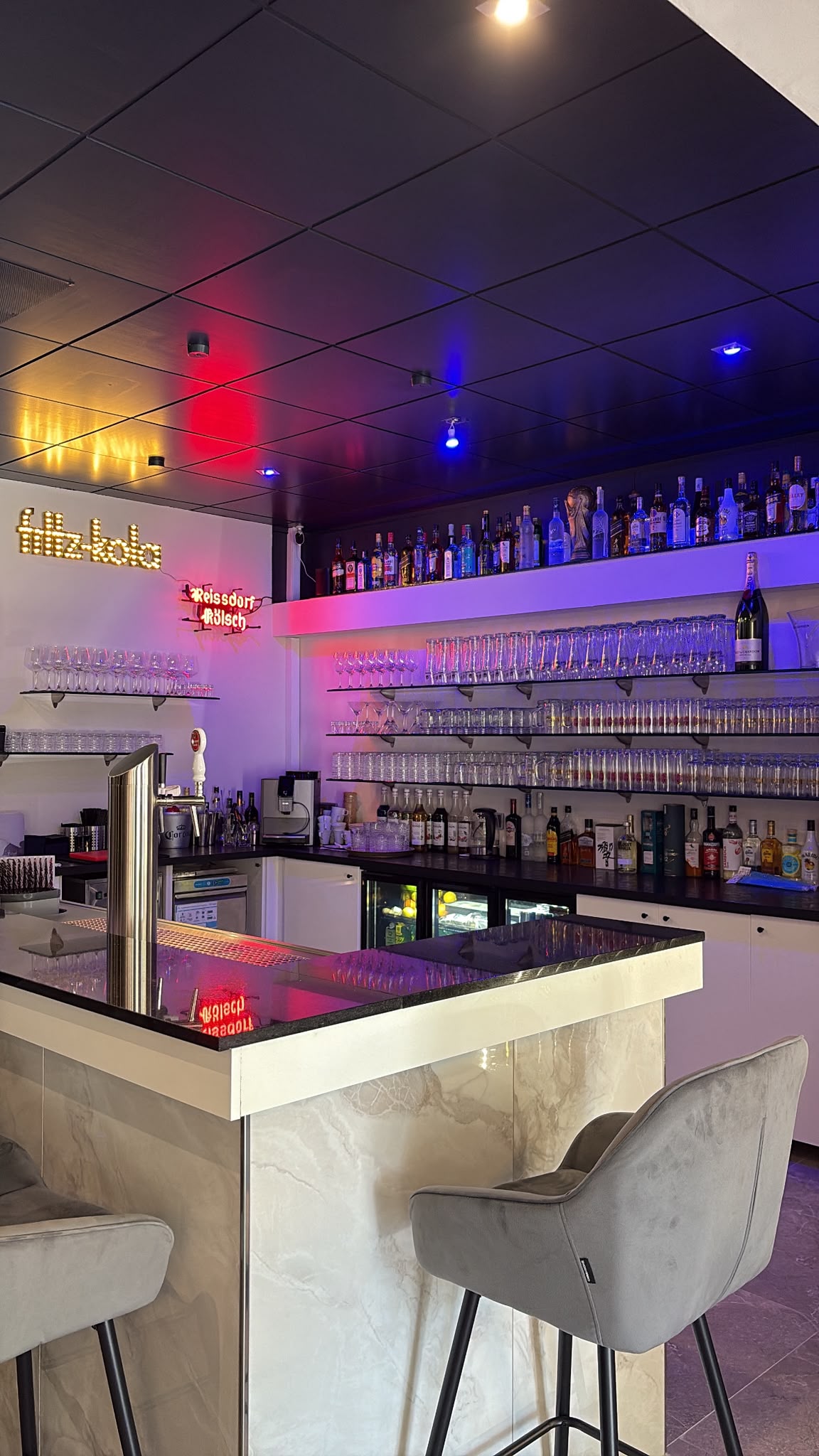 Bar mit Getränkeauswahl